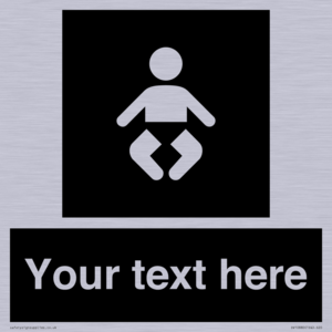 Custom information: black panel baby change